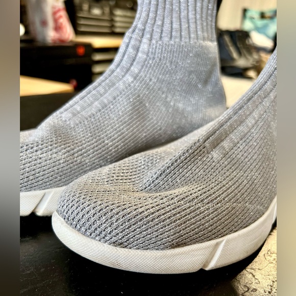 Silver Sparkle Sock Slip On Sneakers. Size 9 shoes. BP brand. Super comfortable - Picture 8 of 17